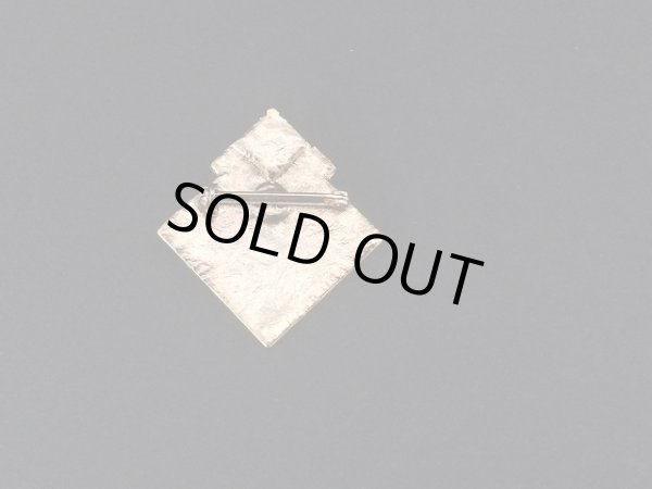 画像3: ゴールド ブルー ブローチ USA (3)