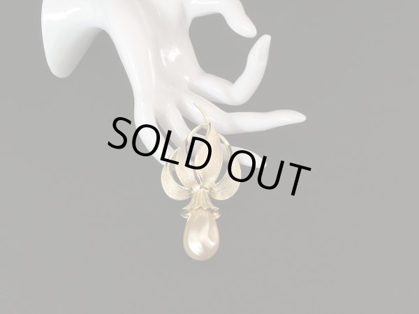 画像2: SARAH COVENTRY サラ・コベントリー バロックパール ゴールド ブローチ USA (2)