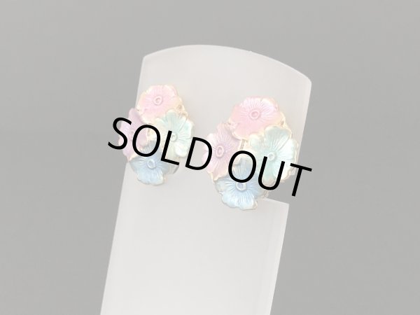 画像2: フラワー イヤリング USA (2)