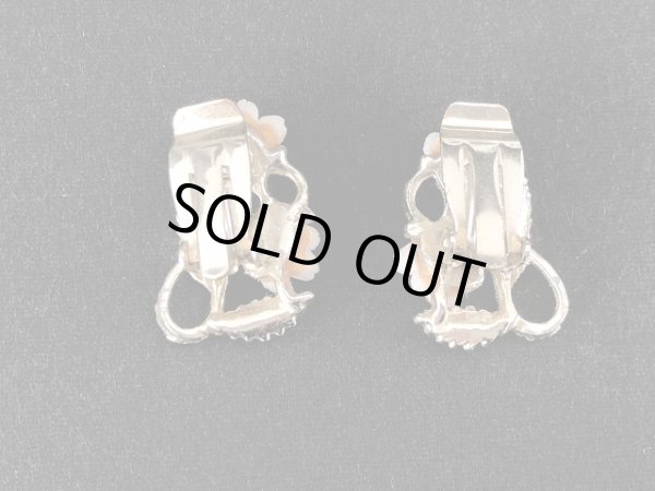 画像5: フラワー お花 イヤリング USA コスチュームジュエリー (5)