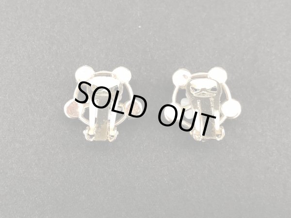 画像5: ゴールド フラワー イヤリング USA (5)