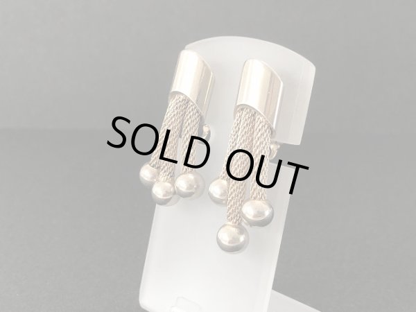 画像3: ゴールドトーン 揺れる イヤリング USA (3)