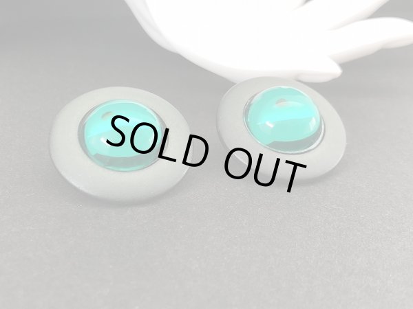 画像2: グリーンカラー ピアス USA (2)