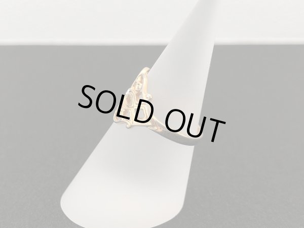 画像3: AVON エイボン ラインストーン 透かし 指輪 ヴィンテージ ゴールド USA リング 12.5号 コスチュームジュエリー (3)