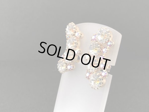 画像4: ラインストーン イヤリング USA (4)