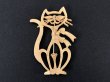画像4: ネコ 猫 ゴールドトーン ブローチ USA ヴィンテージ (4)