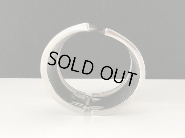 画像5: バングル 太バングル シルバートーン USA オールド ヴィンテージ (5)