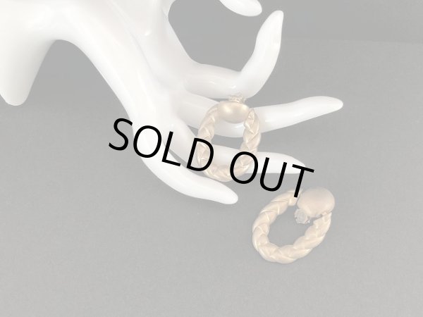 画像3: ゴールドトーン 大ぶり イヤリング USA (3)