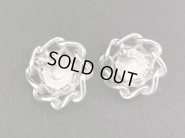 画像4: シルバー パール ピアス USA (4)