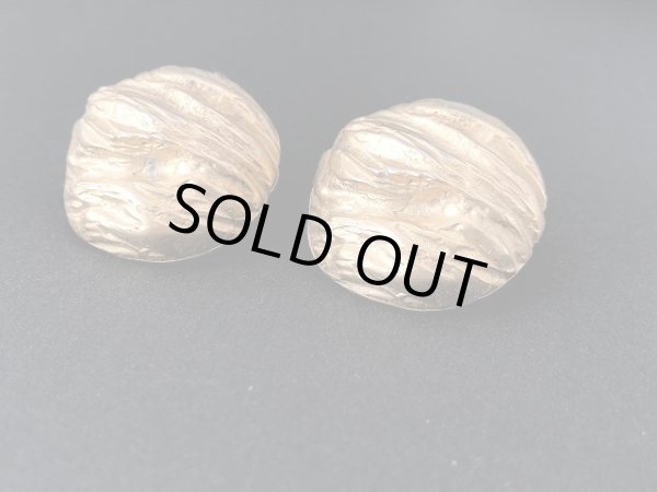 画像2: ゴールドトーン ピアス USA (2)