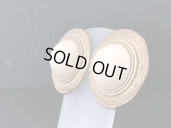 画像2: ゴールドカラー 大ぶり イヤリング USA (2)