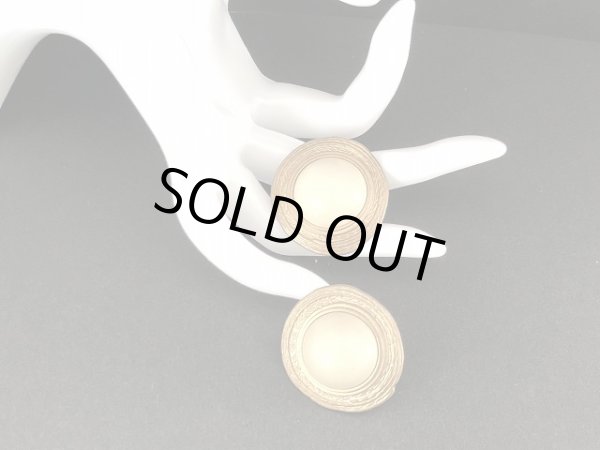 画像3: ゴールドカラー 大ぶり イヤリング USA (3)