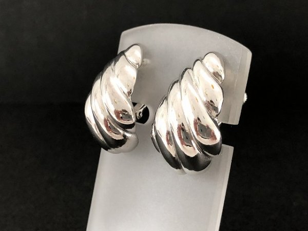 画像2: シルバートーン イヤリング USA (2)