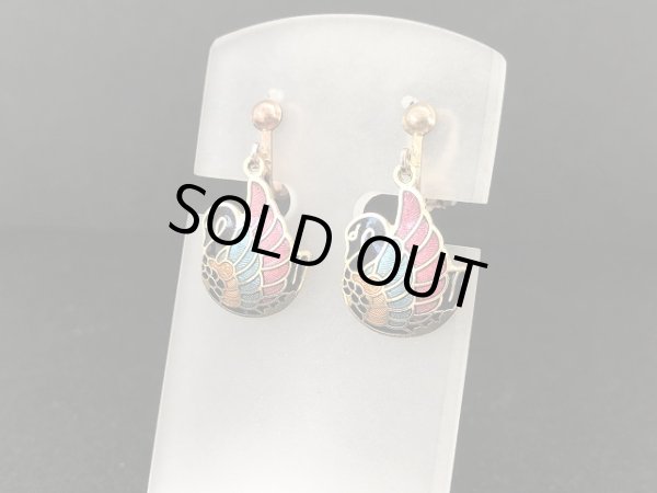 画像2: バード 鳥 揺れる 小ぶりな イヤリング USA (2)