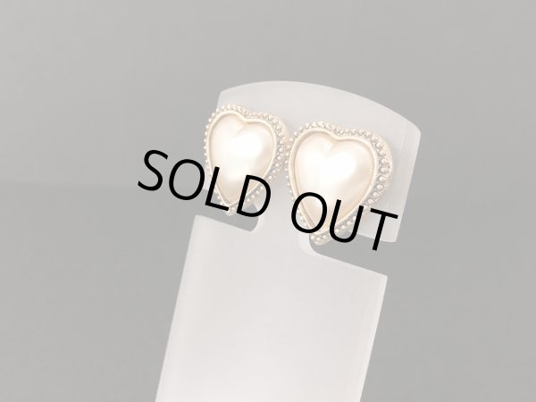 画像3: パール ? ハート ピアス USA (3)