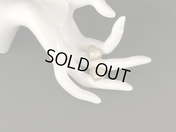 画像4: パール ? ハート ピアス USA (4)