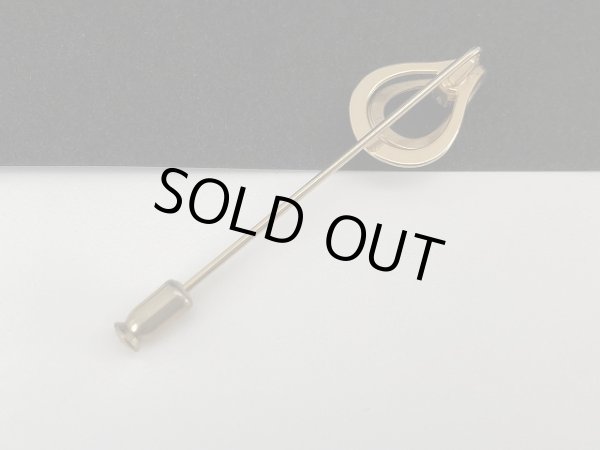 画像5: 1粒ラインストーン スティックピン ハットピン ラペルピン ブローチ USA (5)