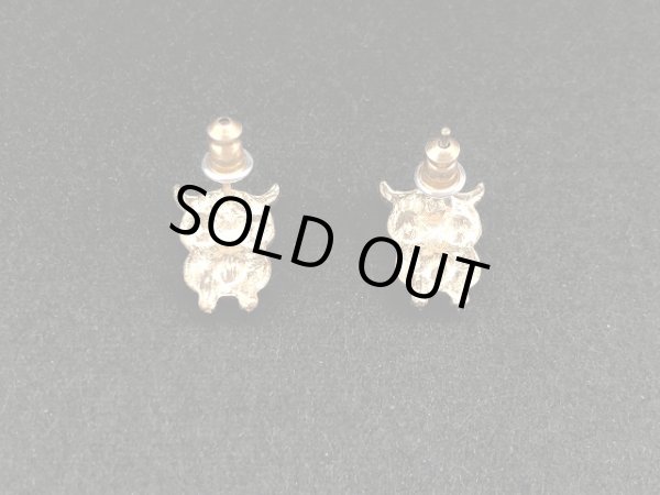 画像4: フクロウ OWL 小ぶりな ピアス USA (4)