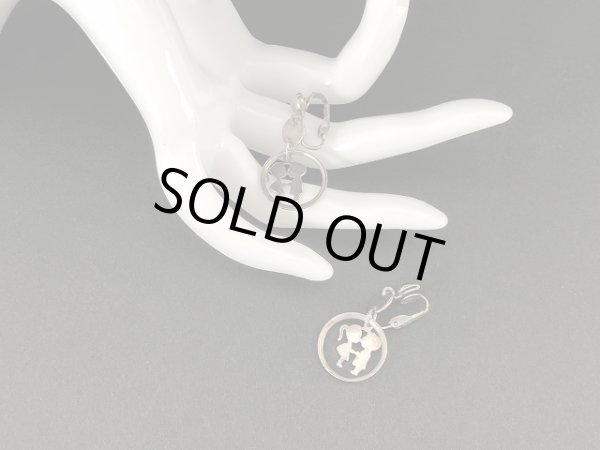 画像4: シルバートーン 男の子 女の子 揺れる イヤリング USA (4)