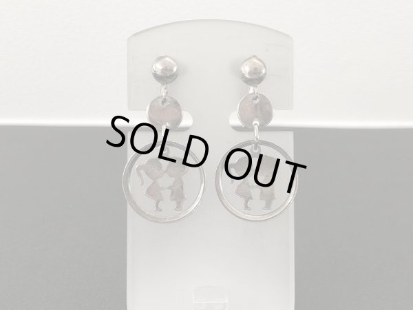 画像2: シルバートーン 男の子 女の子 揺れる イヤリング USA (2)