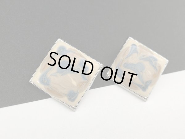 画像2: エナメルメタル パステルカラー ピアス USA (2)