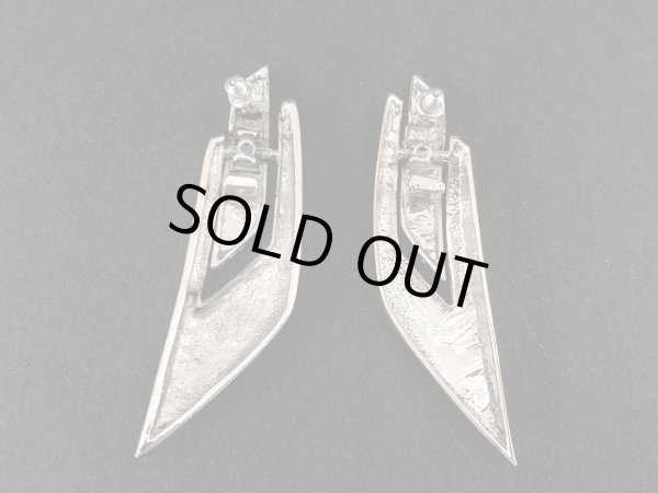 画像4: シルバートーン 揺れる 大ぶり ピアス USA (4)