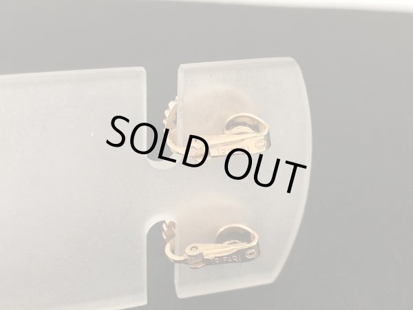 画像3: CROWN TRIFARI クラウン トリファリ フラワーカメオ イヤリング USA (3)