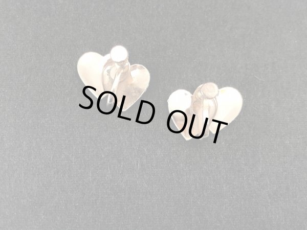 画像4: ゴールドトーン ? ハート イヤリング USA (4)