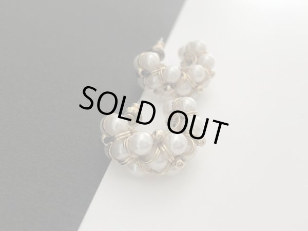 画像3: パール フープ ピアス USA (3)