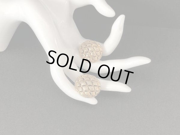 画像4: MONET モネ ゴールドトーン イヤリング USA (4)