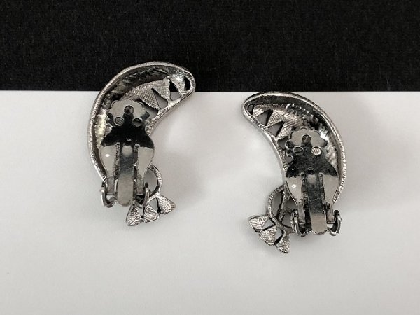 画像4: シルバートーン イヤリング USA (4)