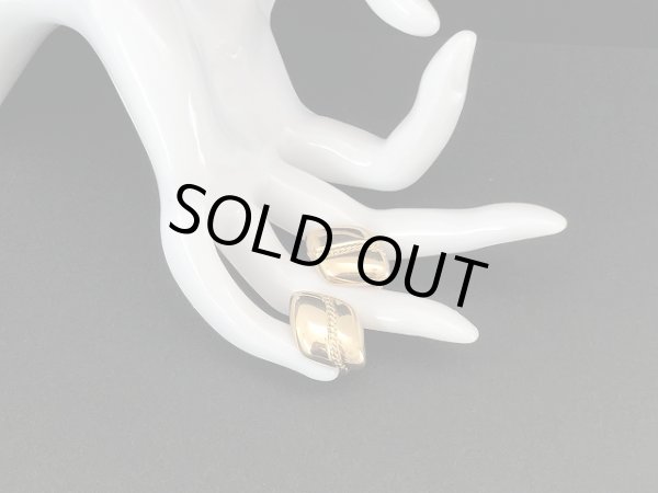 画像3: MONET モネ ゴールドトーン イヤリング USA ヴィンテージ コスチュームジュエリー (3)