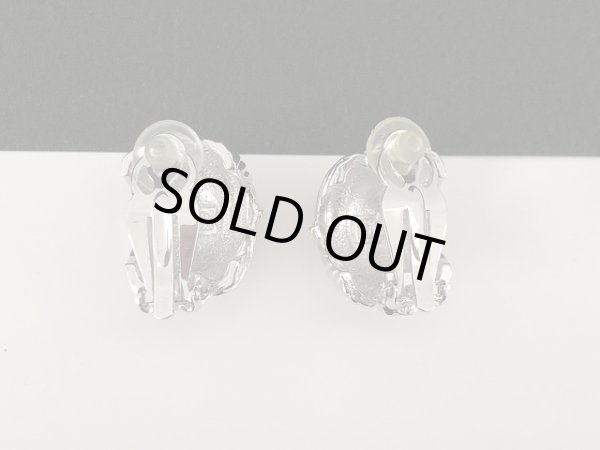 画像4: ゴールド シルバートーン イヤリング USA (4)