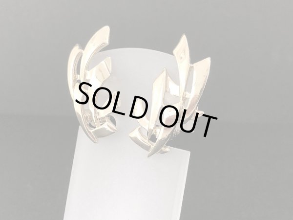 画像2: CORO コロ ゴールドトーン イヤリング USA (2)