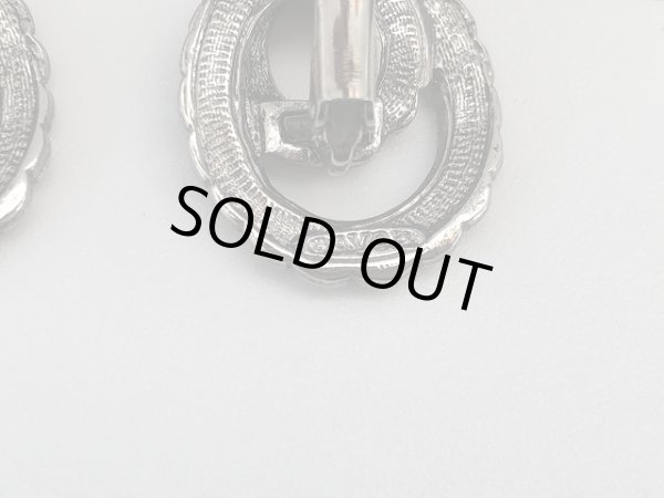 画像4: AVON エイボン シルバートーン イヤリング USA コスチュームジュエリー (4)