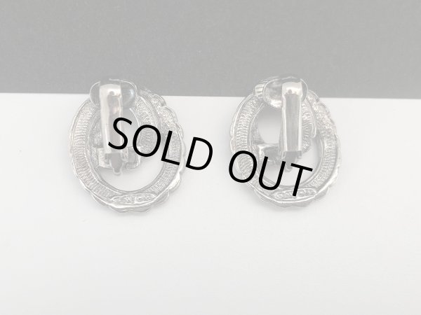 画像3: AVON エイボン シルバートーン イヤリング USA コスチュームジュエリー (3)