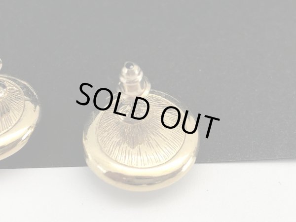 画像4: MONET モネ ゴールドトーン パール ピアス USA (4)