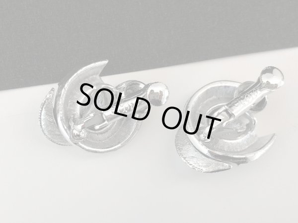 画像6: CORO コロ シルバートーン イヤリング USA ヴィンテージ コスチュームジュエリー (6)