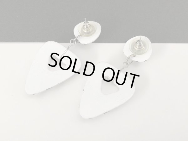 画像4: ゼブラ アニマル柄 揺れる ピアス USA (4)