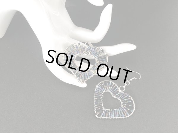 画像4: ハート 大ぶり 揺れる ピアス USA (4)