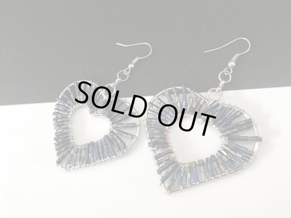 画像2: ハート 大ぶり 揺れる ピアス USA (2)