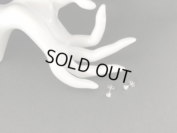 画像3: 1粒ラインストーン 小ぶりな ピアス USA (3)