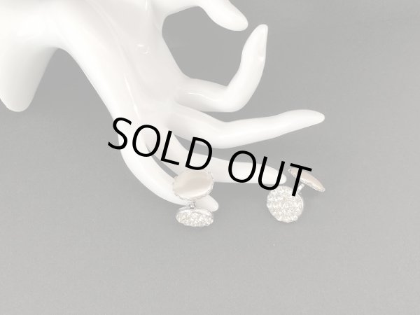 画像7: サラコベントリー SARAH COV パール ラインストーン ダブルサイド リバーシブル 両面 イヤリング USA コスチュームジュエリー 1950s 1960s (7)