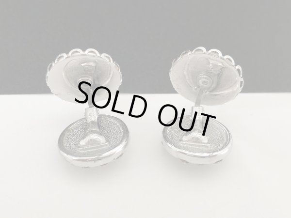 画像6: サラコベントリー SARAH COV パール ラインストーン ダブルサイド リバーシブル 両面 イヤリング USA コスチュームジュエリー 1950s 1960s (6)