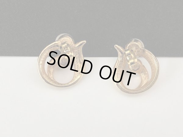 画像5: AVON エイボン ゴールド パール ピアス USA コスチュームジュエリー (5)