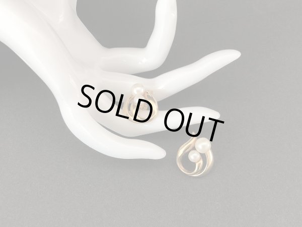 画像4: AVON エイボン ゴールド パール ピアス USA コスチュームジュエリー (4)