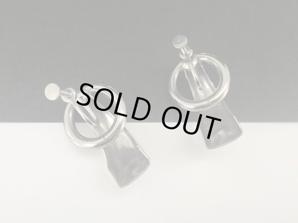 画像5: シルバートーン イヤリング USA (5)