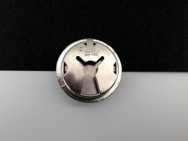 画像3: ボタン カバー シルバートーン BUTTON COVER USA ヴィンテージ (3)
