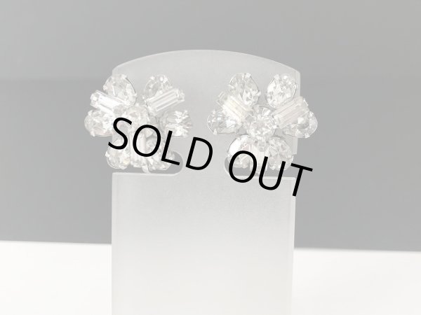 画像2: ラインストーン イヤリング USA (2)