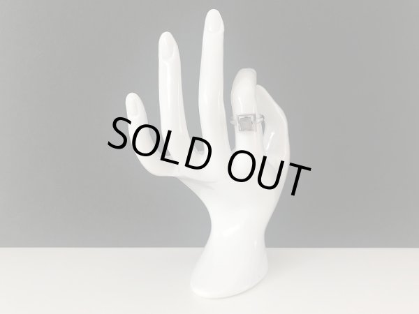 画像4: 指輪  リング シルバートーンシェルカラー USA  (4)